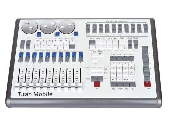 Pencahayaan DMX Console 2 Saluran Command Wing Dengan Fungsi Kode Waktu MIDI