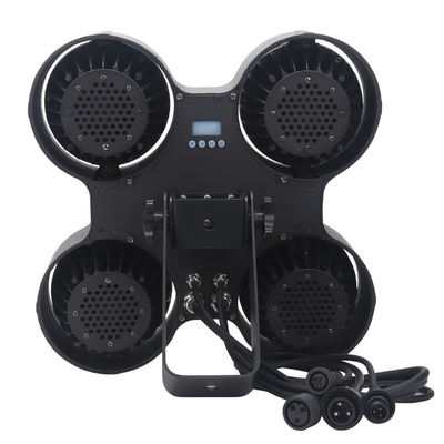 220V Zoom Lampu Kepala Bergerak 4 Mata Lampu Pengamat Waterproof