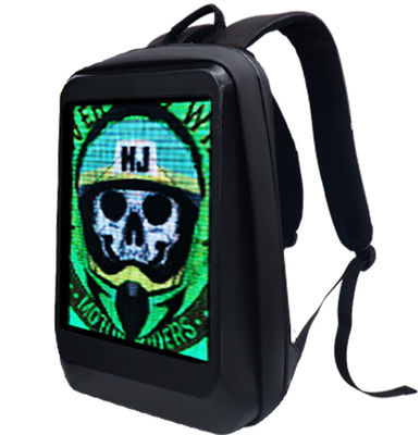 BT 4G Smart App Control P3.75 250*250 tas ransel berkendara layar LED 3840hz