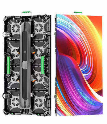 P3.91 Luar ruangan 500*1000 LED Screen Curve Linking Curve Lock Magnetic Front Maintenance 3840Hz 220v 110v