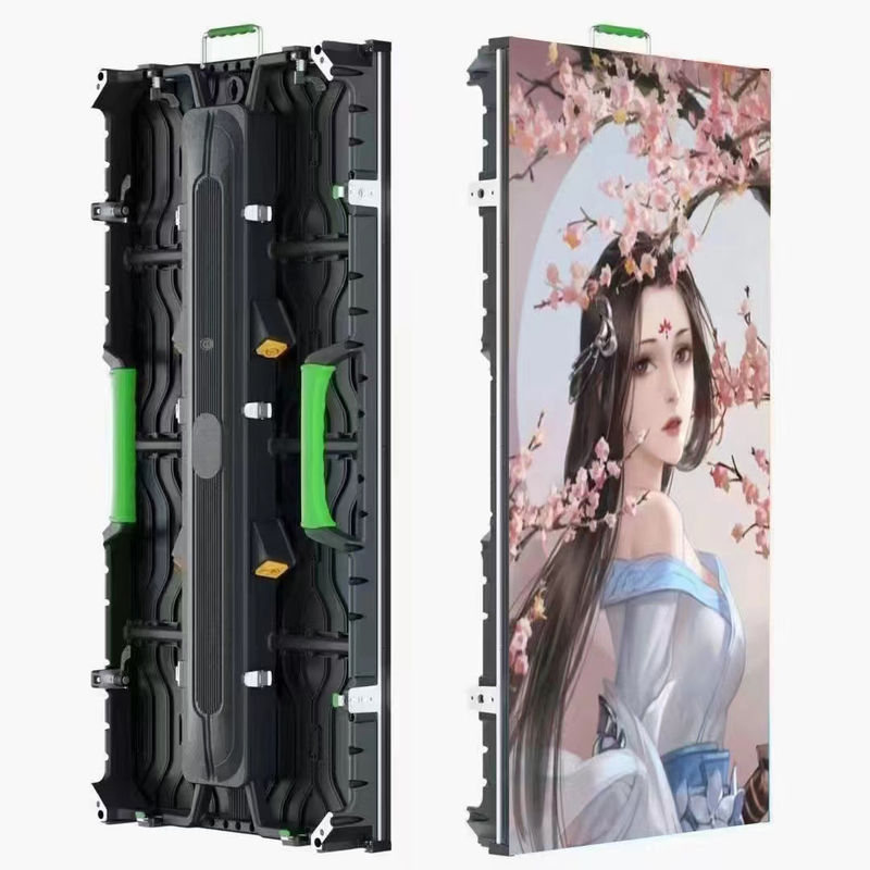P3.91 500*1000 Outdoor Rental Layar LED 1920hz Hard Link Magnetic Maintenance