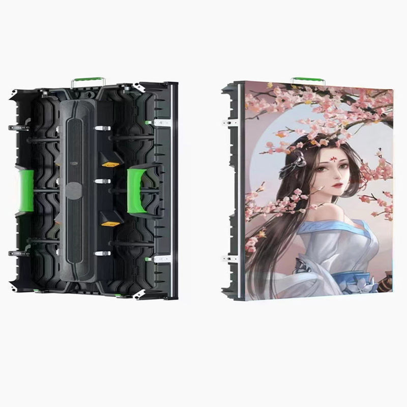 P2.976 500*500 Curve Lock Indoor Rental LED Screen 1920hz Aluminium Hard Link Magnetic Install