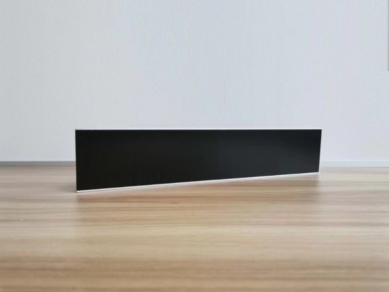 Layar rak LED 300*60mm 300*56.25mm 240*45 resolusi RGB P1.25 COB bar counter screen