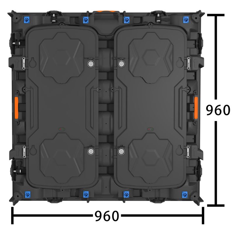 P5 Layar LED Luar Ruang Daya Masuk 110V 220V 240V 960x960mm 3840Hz Layar LED